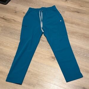 Figs Women's Teal Cargo Pants